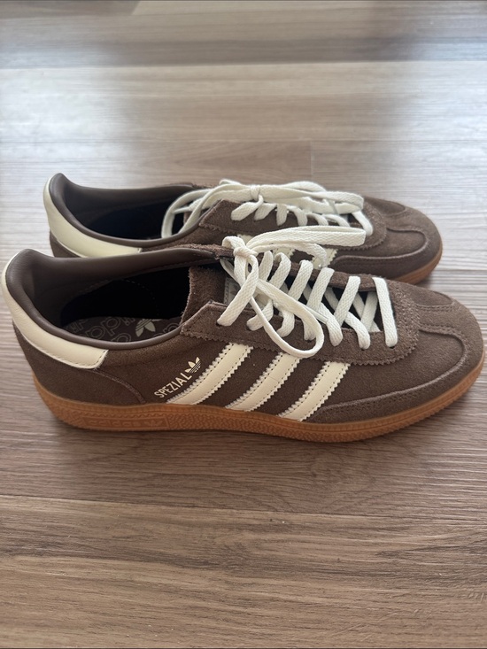 adidas Originals Shoes - adidas Originals Spezial Suede Sneakers in Brown and White